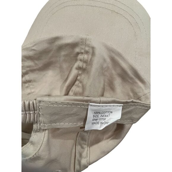 Tan Baby Ballcap - Twill - Approx. 6.5" Dia - Picture 3 of 3